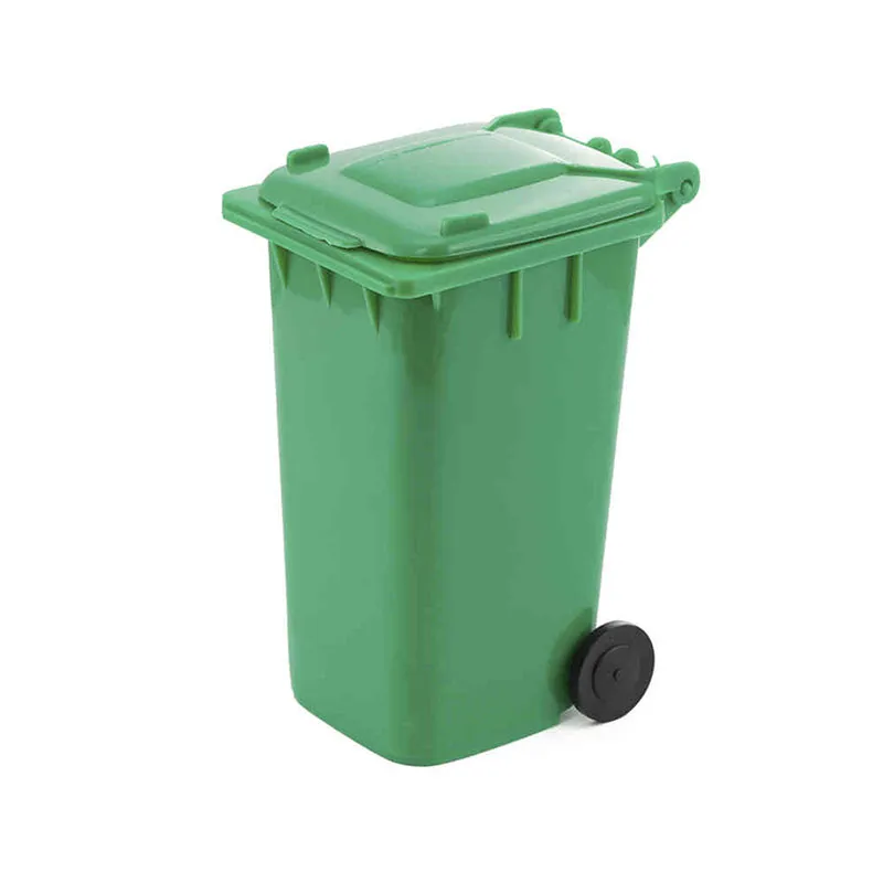 Lapicero Contenedor con Ruedas Verde