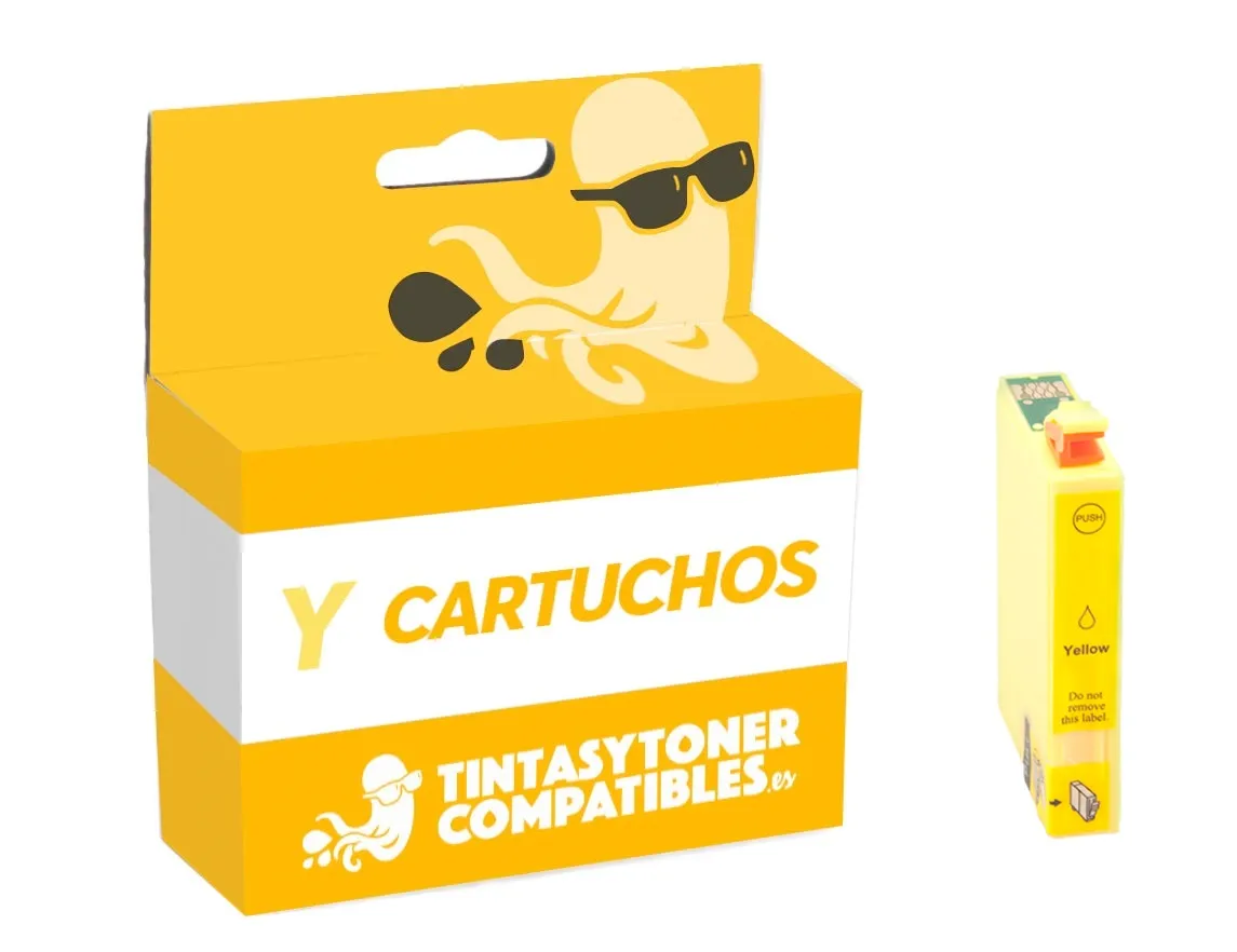 Cartucho de tinta compatible Epson C13T03A44010 Amarillo · 350 páginas