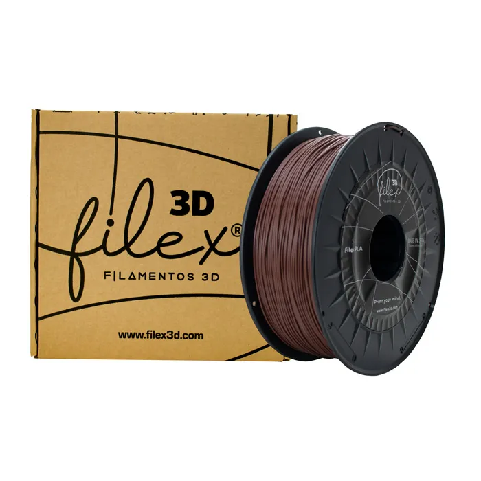 Filamento Filex3d PLA +PREMIUM 1KG 1,75 Bronce