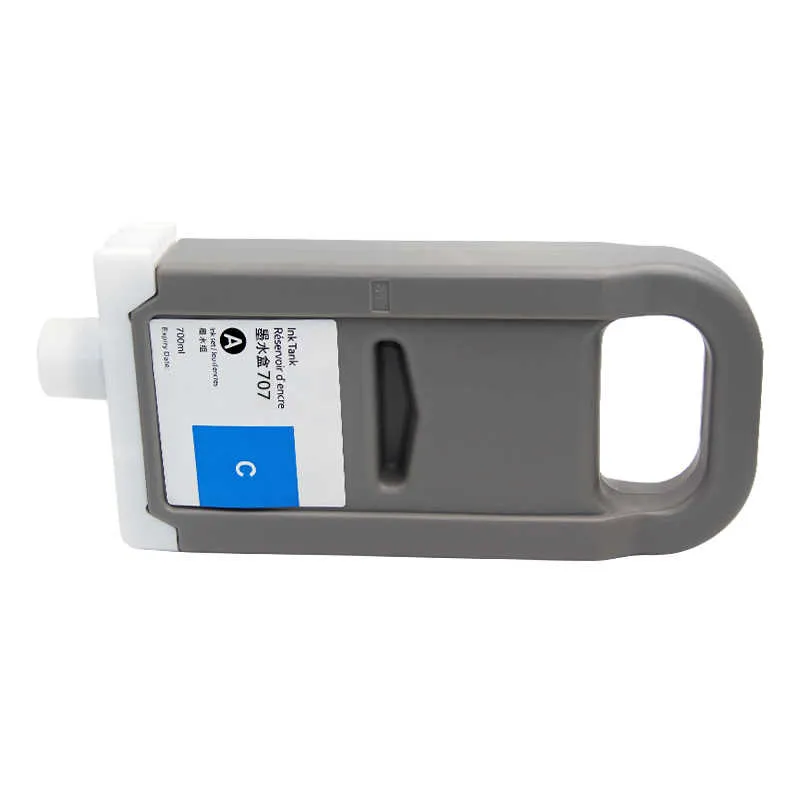 Cartucho de tinta compatible Canon PFI707CY · 700 ml