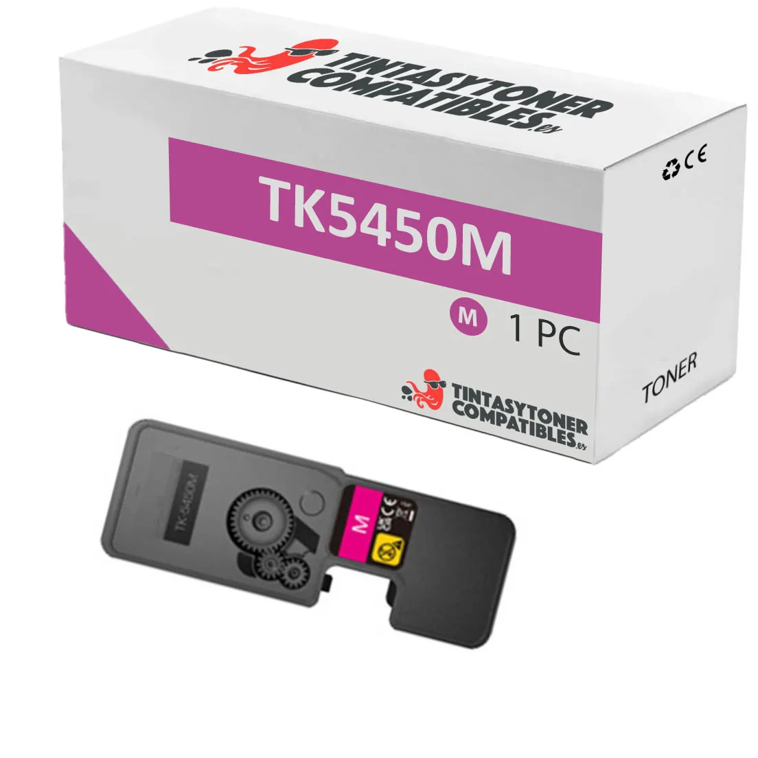 Tóner compatible Kyocera 1T0C0DBNL0 Magenta · 3.200 páginas