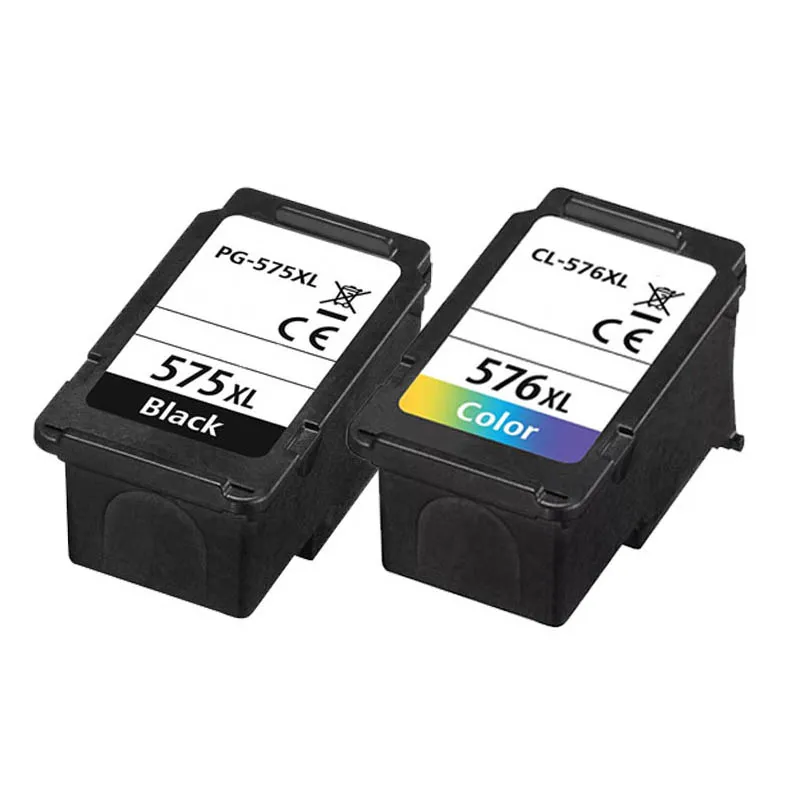Pack 2 cartuchos de tinta compatibles Canon CL576XL/PG575XL negro