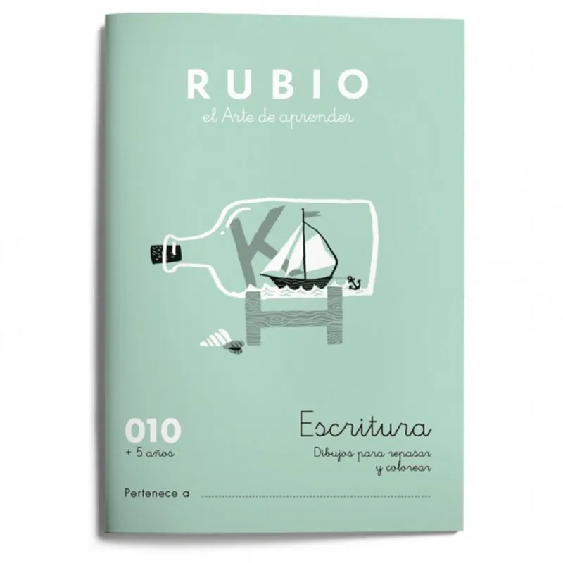 Cuaderno Rubio Escritura 10