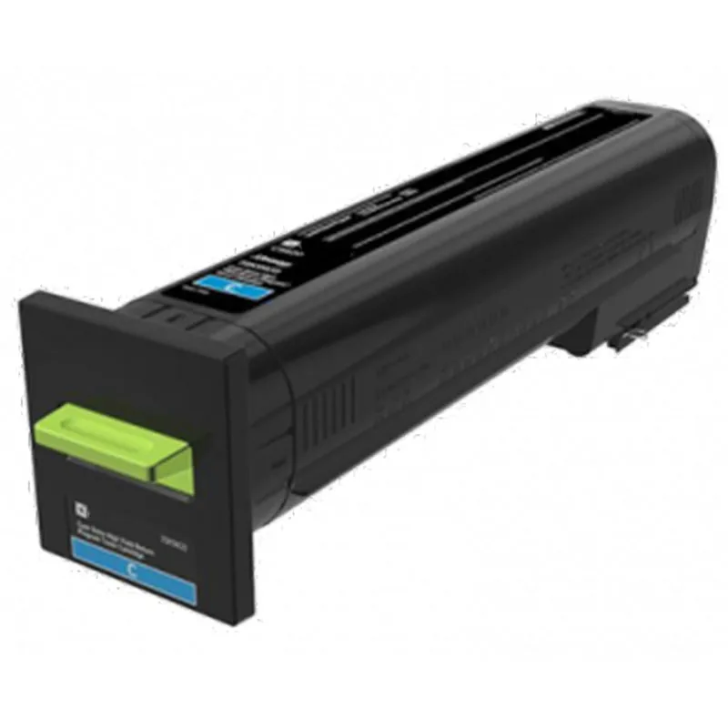 Tóner compatible Lexmark 72K20C0 Cian · 8.000 páginas