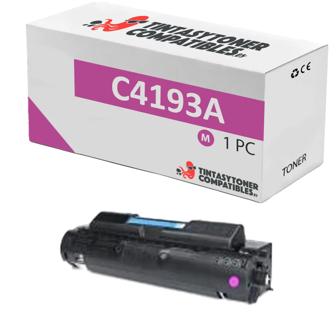 Tóner compatible HP C4193A Magenta · 6.000 páginas