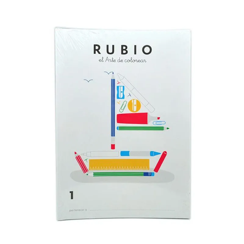 Cuaderno Rubio "El Arte de Colorear 1"