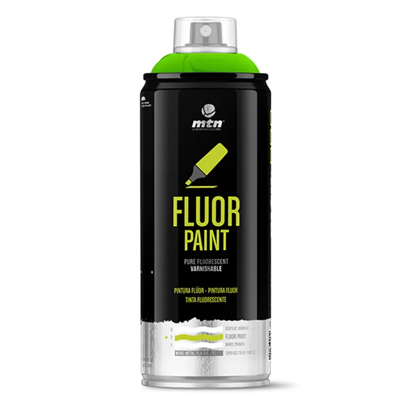 Spray MTN Pintura Flúor Verde