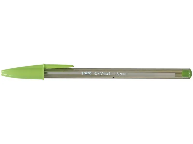Bic boligrafo cristal fun verde lima