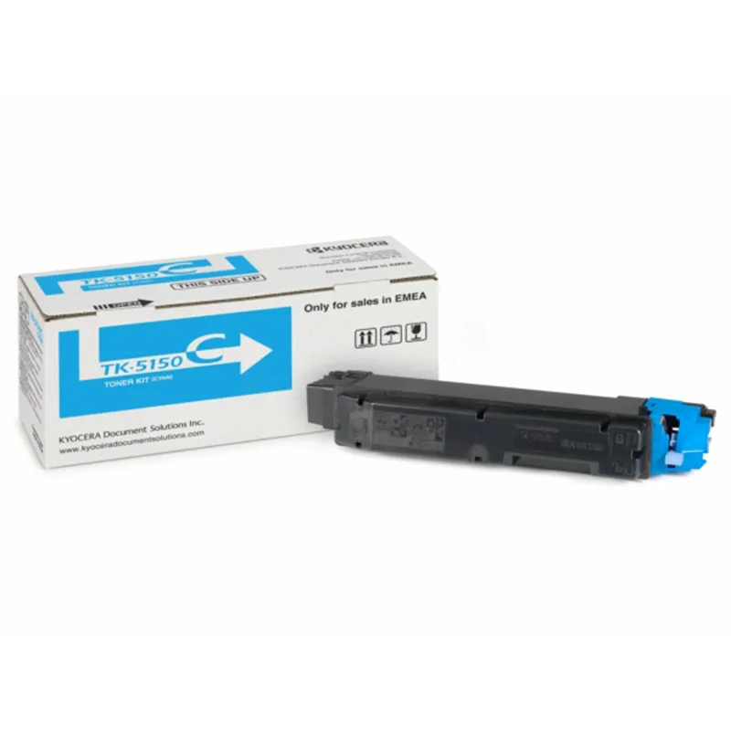 Tóner original Kyocera TK-5150 cian · 1T02NSCNL0