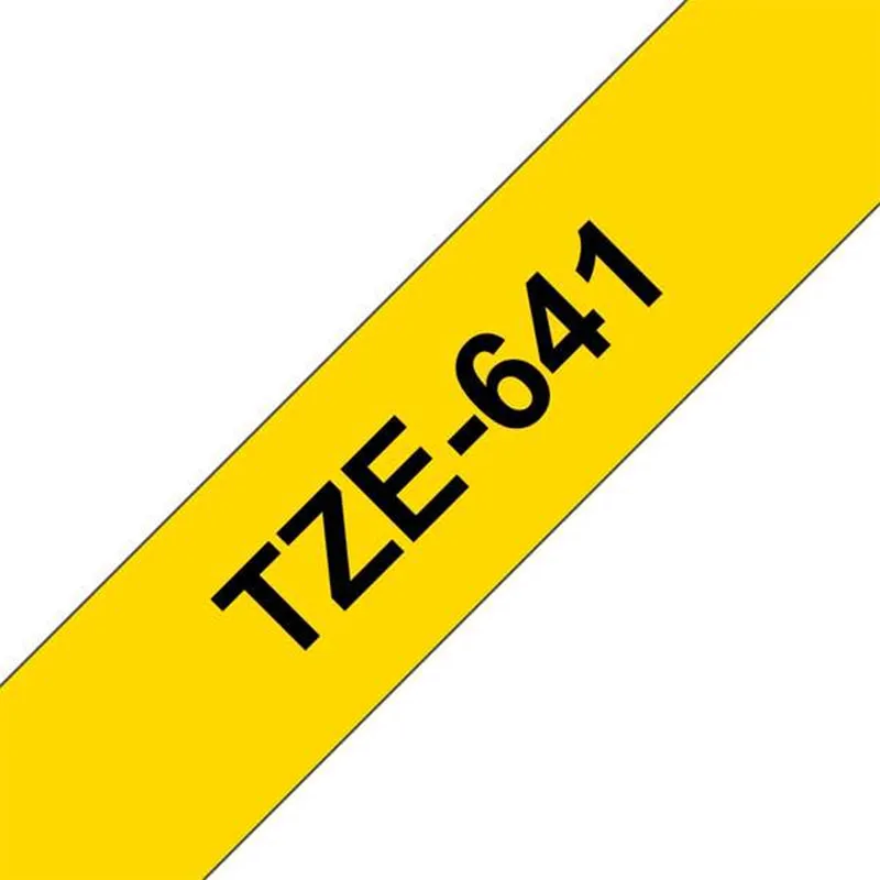 Cinta compatible Brother TZE-641 / TZ-641 negro / amarillo