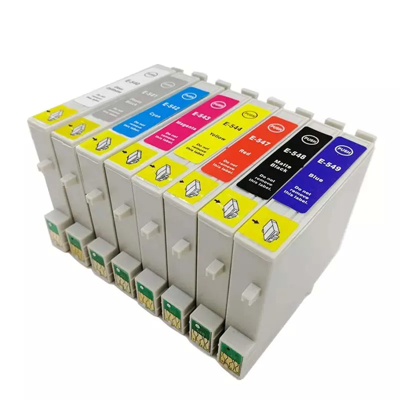 Pack 8 cartuchos de tinta compatibles Epson T054
