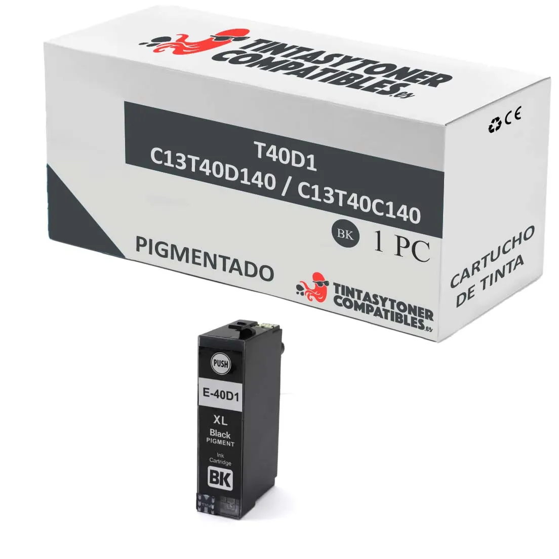 Cartucho de tinta compatible Epson C13T40D140 · 66 ml