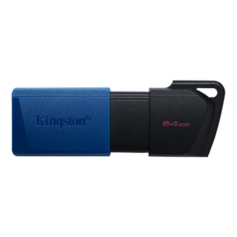 Memoria USB Kingston DataTraveler Exodia M 64GB - USB 3.2 Gen 1 - Capuchón Móvil - Enganche para Llavero
