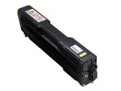 Tóner compatible Ricoh 407386 Amarillo · 9.000 páginas