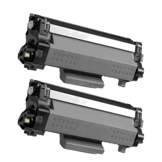 Pack 2 tóner compatibles Brother TN2510XL negro
