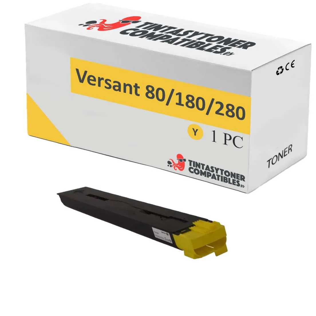 Tóner compatible Xerox 006R0165 Amarillo · 22.000 páginas
