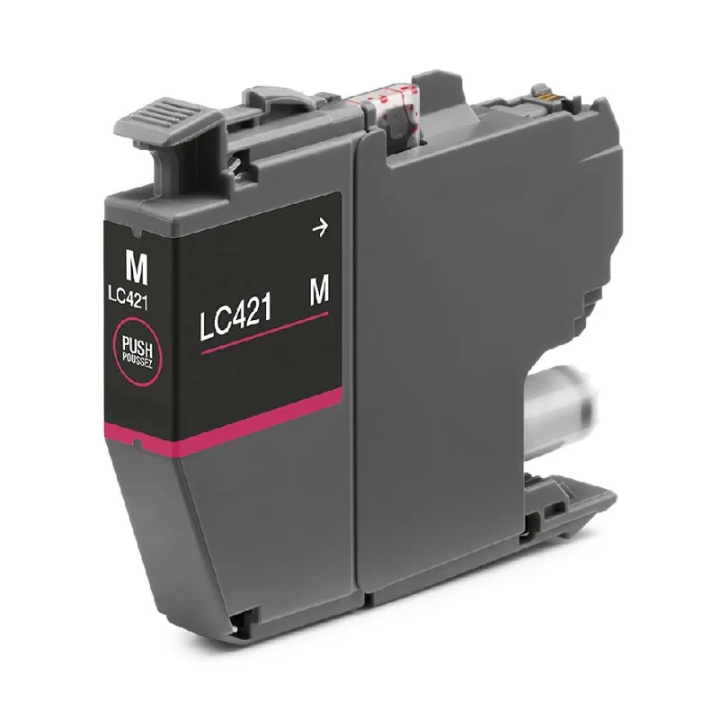 Cartucho de tinta compatible Brother LC421M Magenta · 500 páginas