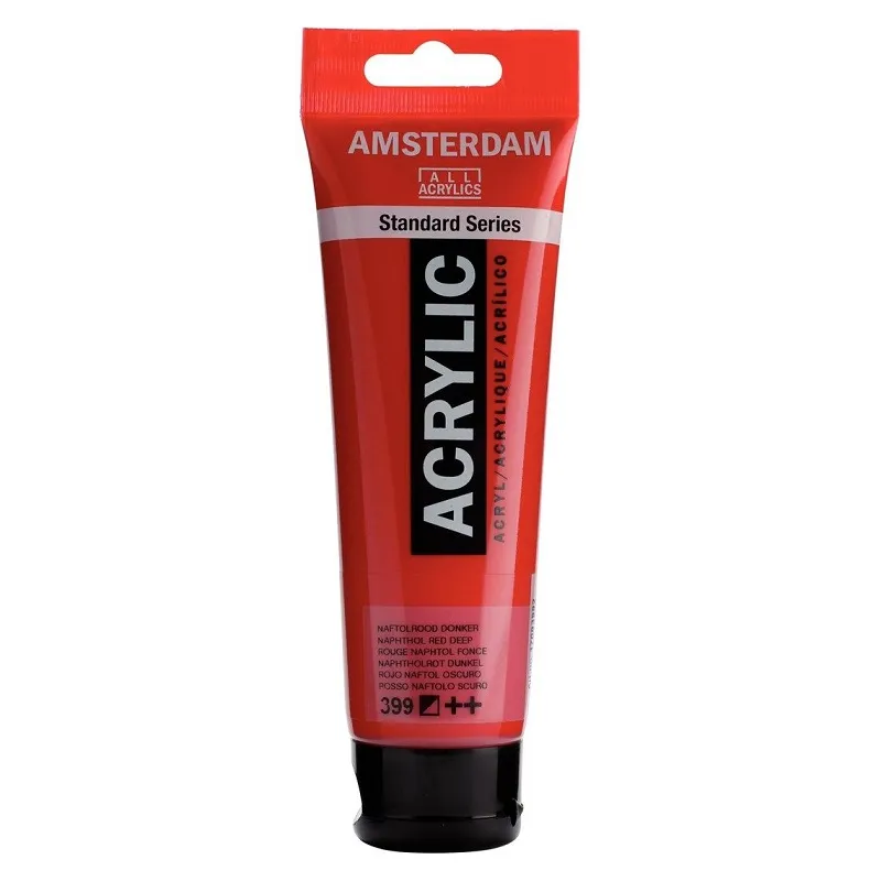 Amsterdam Pintura Acrílica Rojo Naftol Oscuro 120 ml