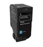 Tóner compatible Lexmark C2325 / C2425 / C2535 / MC2640 cian