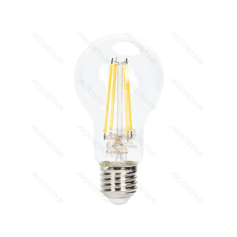 Bombilla de Filamento LED E27 A60 6W Luz Cálida 2700K