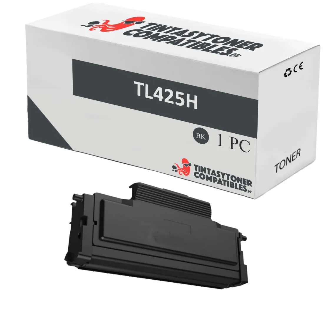 Tóner compatible Pantum PAT-TL425HBK Negro · 6.000 páginas