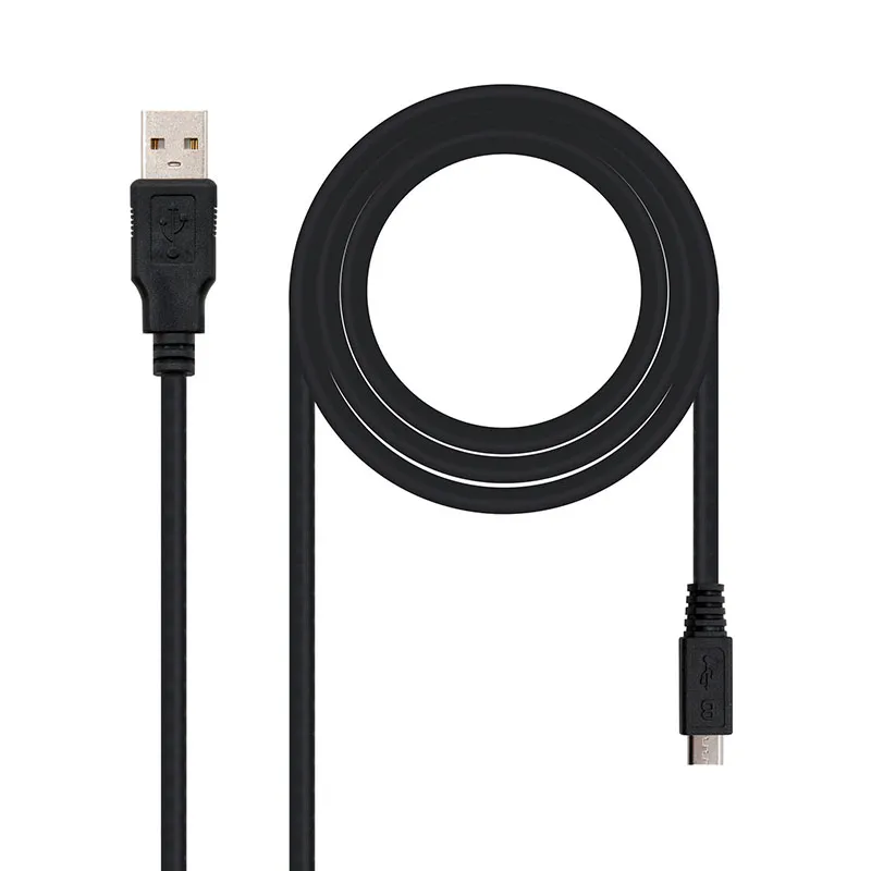 Cable USB-A 2.0 Macho a Micro-USB Macho 1.80m Nanocable