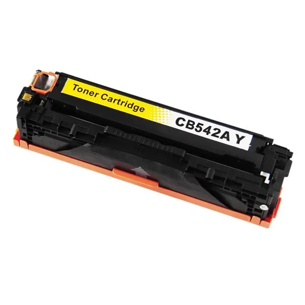 Tóner compatible HP CB542A amarillo