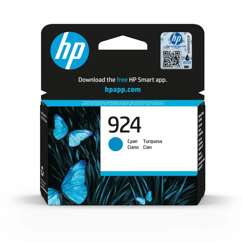 Cartucho de tinta original HP 924 cian · 4K0U3NE