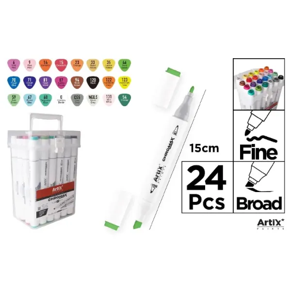 Producto Rotulador Doble Punta Bocetos 24 Uds Imagen