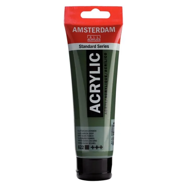 Produto Amsterdam Pintura Acrílica Verde Oliva Oscuro 120 ml Imagem