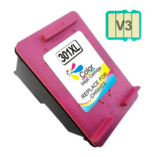 Produto Cartucho de tinta compatible HP CH564EEV1 Tricolor · 15 ml Imagem