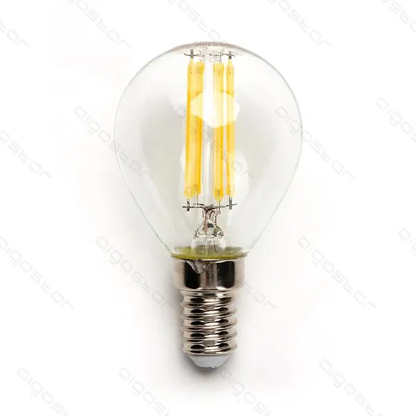 Producto Bombilla de Filamento LED E14 G45 4W Luz Cálida 2700K Imagen