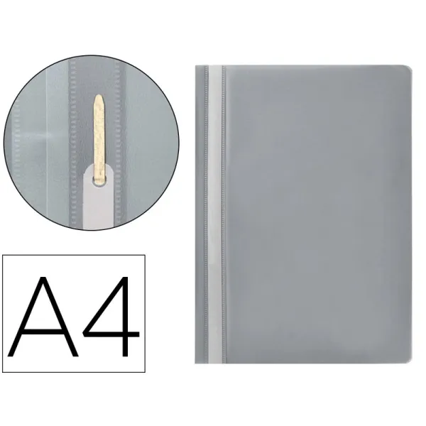 Produto Carpeta Dossier Fastener Plastico A4 Gris Q-Connect Imagem