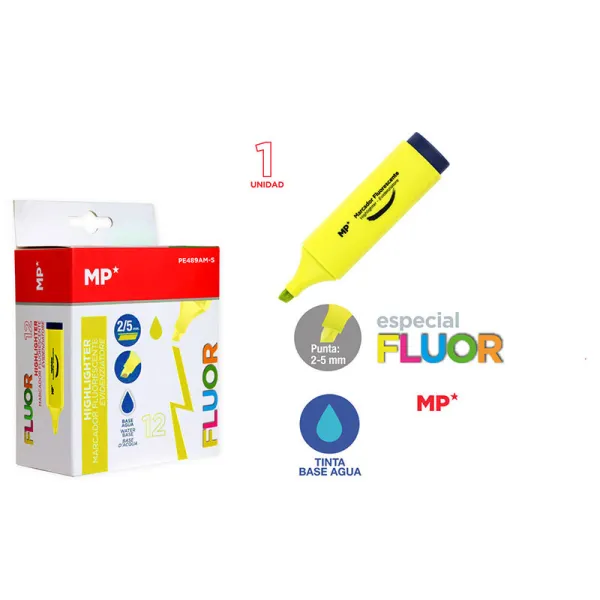 Producto Marcador fluorescente amarillo MP Imagen