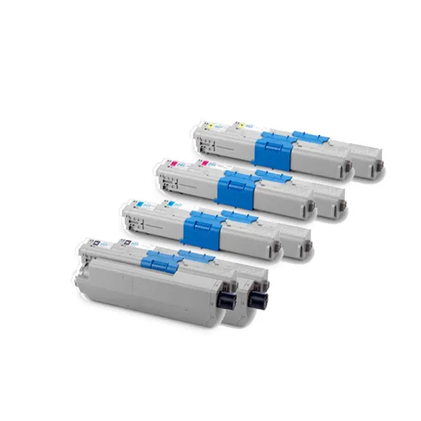 Producto Pack 8 tóner compatibles OKI C301 DN / C321 DN amarillo, magenta, negro y cian Imagen