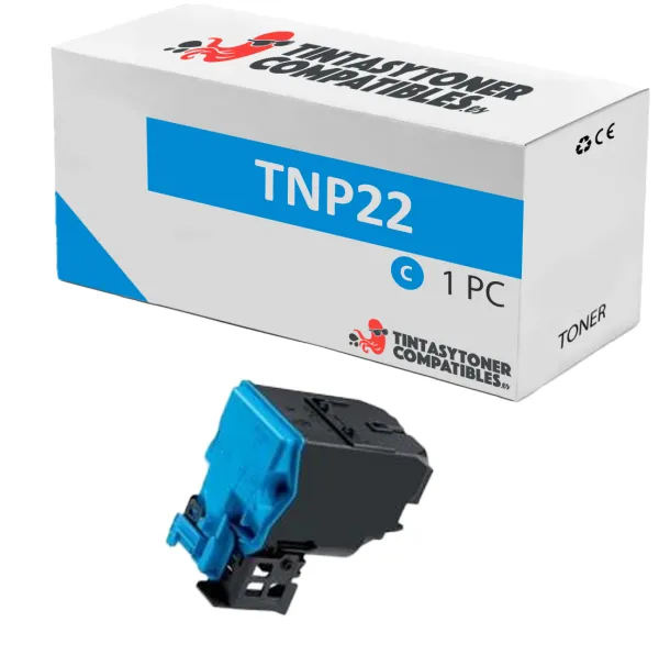 Product Tóner compatible Konica Minolta A0X5452 Cian · 4.600 páginas Image