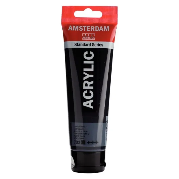 Producto Amsterdam Pintura Acrílica Negro Bujia 120 ml Imagen