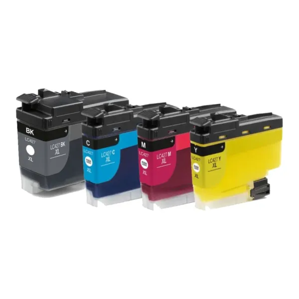 Producto Pack 4 cartuchos de tinta originales Brother LC427XL amarillo, magenta, negro y cian Imagen