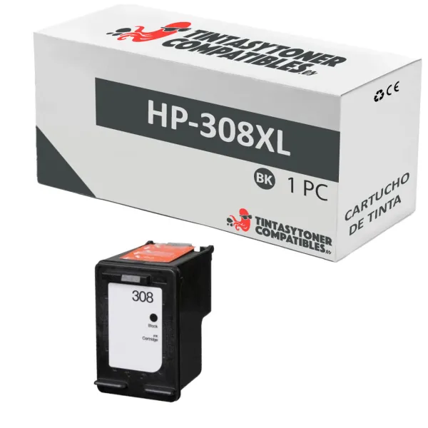 Producto Cartucho de tinta compatible HP 7FP22UE(Granel) Negro · 32018 ml Imagen