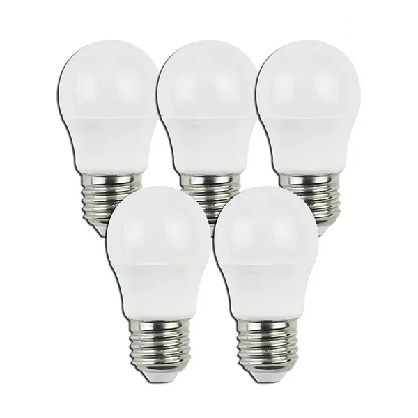 Producto Pack de 5 Bombillas LED A5 G45 / 4W E27 Luz Cálida 3000K Imagen