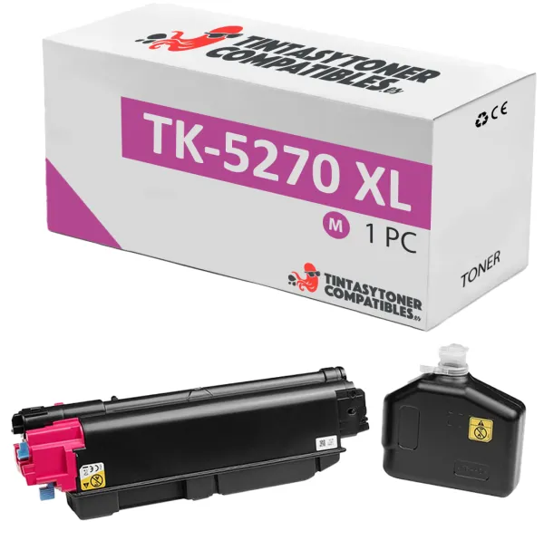 Producto Tóner compatible Kyocera 1T02TVBNL0 Magenta · 13.500 páginas Imagen
