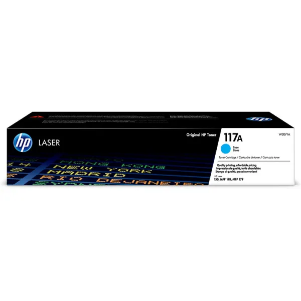 Producto Tóner original HP 117A / W2071A cian Imagen