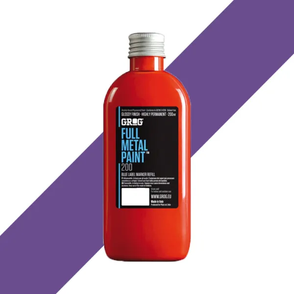 Produto GROG Full Metal Paint Goldrake Purple 200 ml Imagem