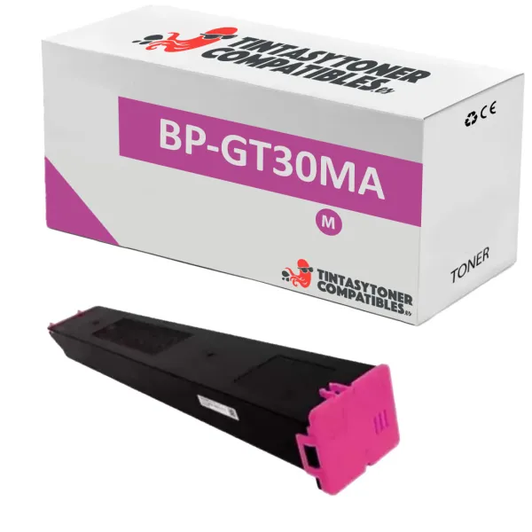 Produto Tóner compatible Sharp BPGT30MA Magenta · 15.000 páginas Imagem