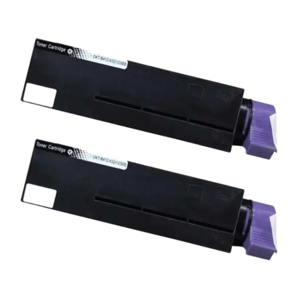 Producto Pack 2 tóner compatibles OKI B432 / B512 / MB492 / MB562 (12k) negro Imagen