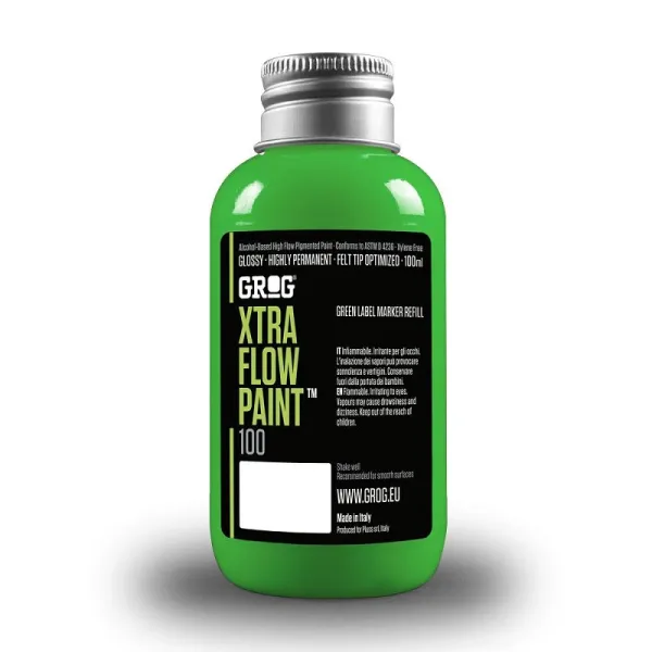 Product GROG Xtra Flow Paint Laser Green 100 ml Image