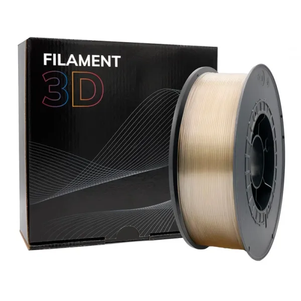 Producto Filamento 3D - PLA - Color: Transparente - 1.75 mm / 1 kg Imagen