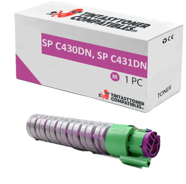 Produto Tóner compatible Ricoh 821076 Magenta · 1.500.045 páginas Imagem