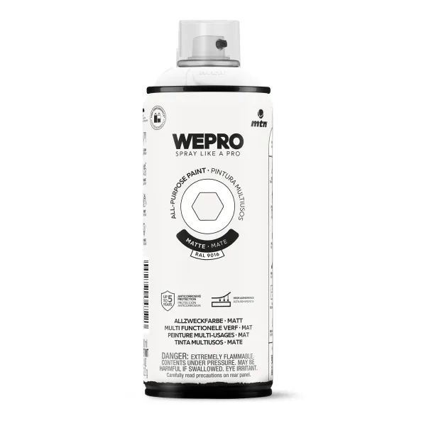 Producto Spray MTN WEPRO Solvent Mate BLANCO IGLÚ - RAL 9016 Imagen
