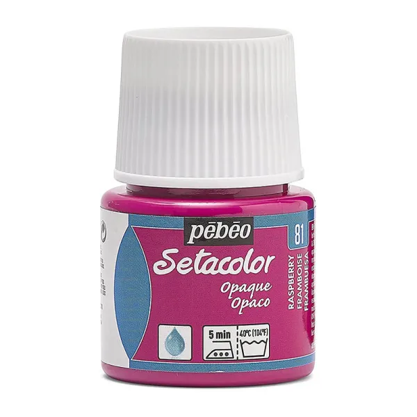 Producto Pintura Pébéo Setacolor Opaco Frambuesa 45 ml Imagen